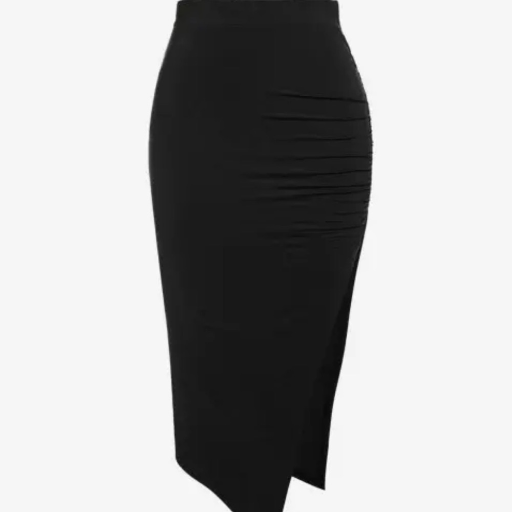 Zaful asymmetrical slinky skirt